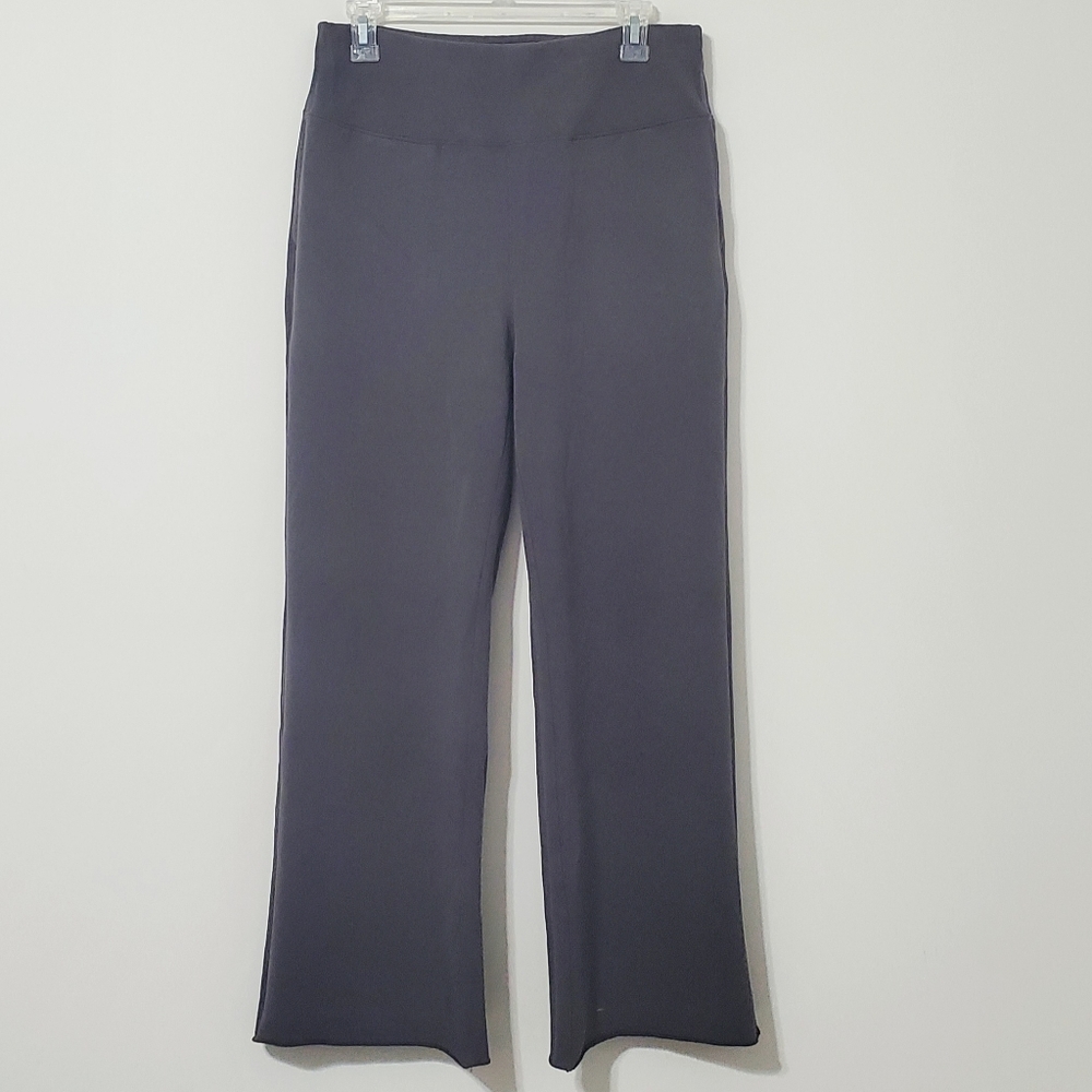 Lunya Pima Cotton Good In Bed  Wide Straight Leg Lounge Pants Taupe Brown Medium - Picture 2 of 12